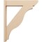 Ekena Millwork 8-in W x 38-in D x 46-in H Funston Slat Rough Cedar Woodgrain TimberThane Outlooker, Primed Tan OUTUR080X38X46FST24RCPR - alternate 2